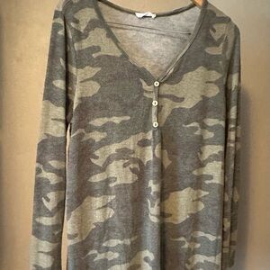 First Love Camo Long Sleeve Shirt